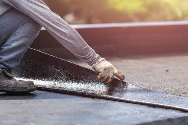 Professional Waterproofing technician working in Teaneck, NJ